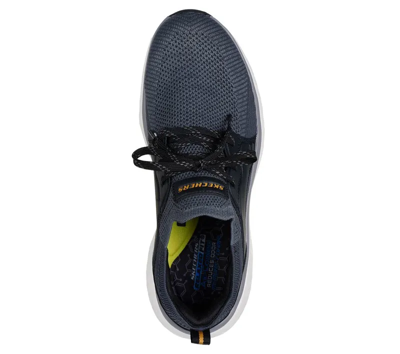 Skechers Relaxed Fit: Lancer – Dalton – Zwart / Grijs (210986-BKGY)