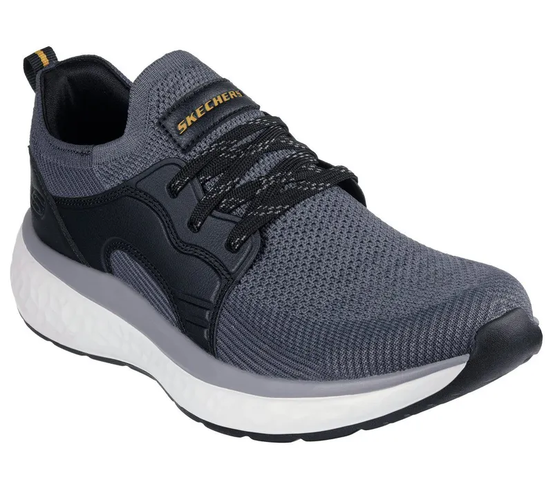 Skechers Relaxed Fit: Lancer – Dalton – Zwart / Grijs (210986-BKGY)