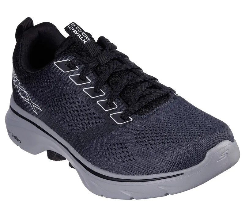 Skechers GO WALK 7 – Hahn – Zwart / Grijs (216559-BKGY)