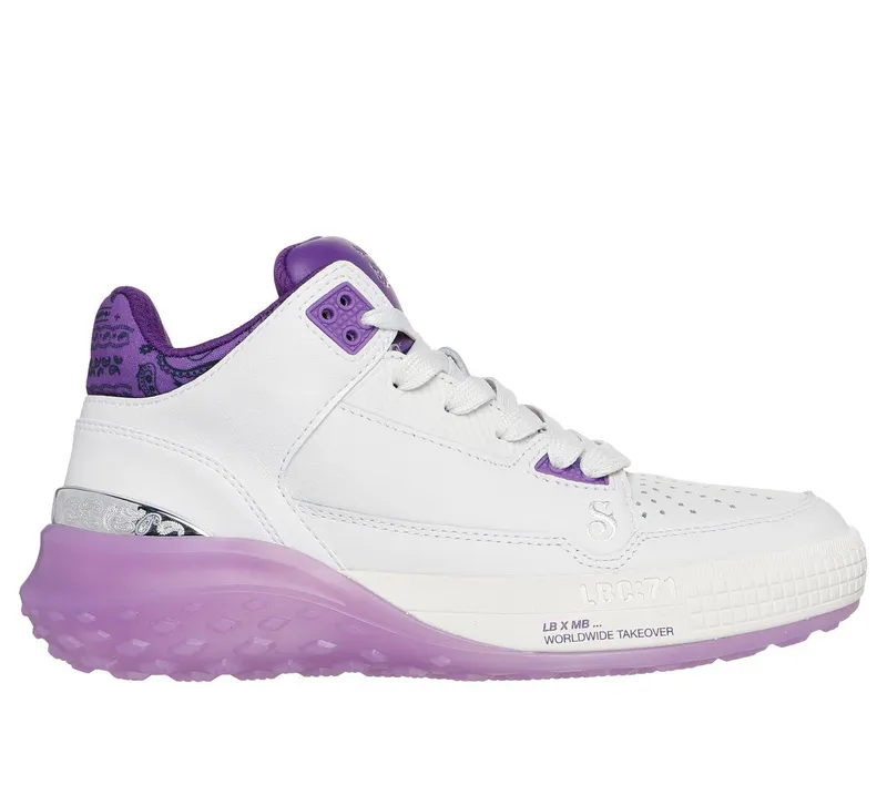 Skechers Snoop Dogg: Sizzle – Buckets OG – Wit / Purper (186050-WPUR)