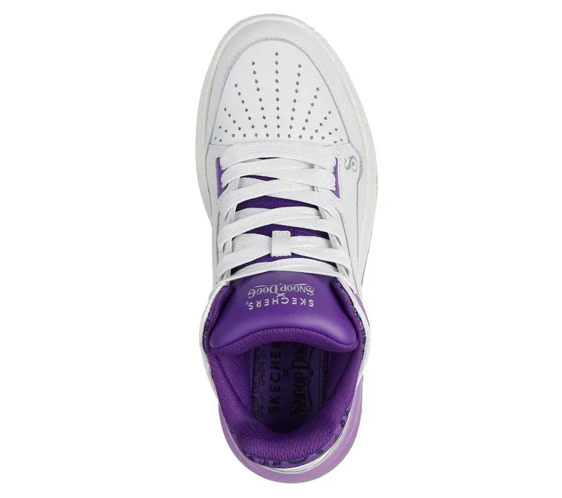 Skechers Snoop Dogg: Sizzle – Buckets OG – Wit / Purper (186050-WPUR)