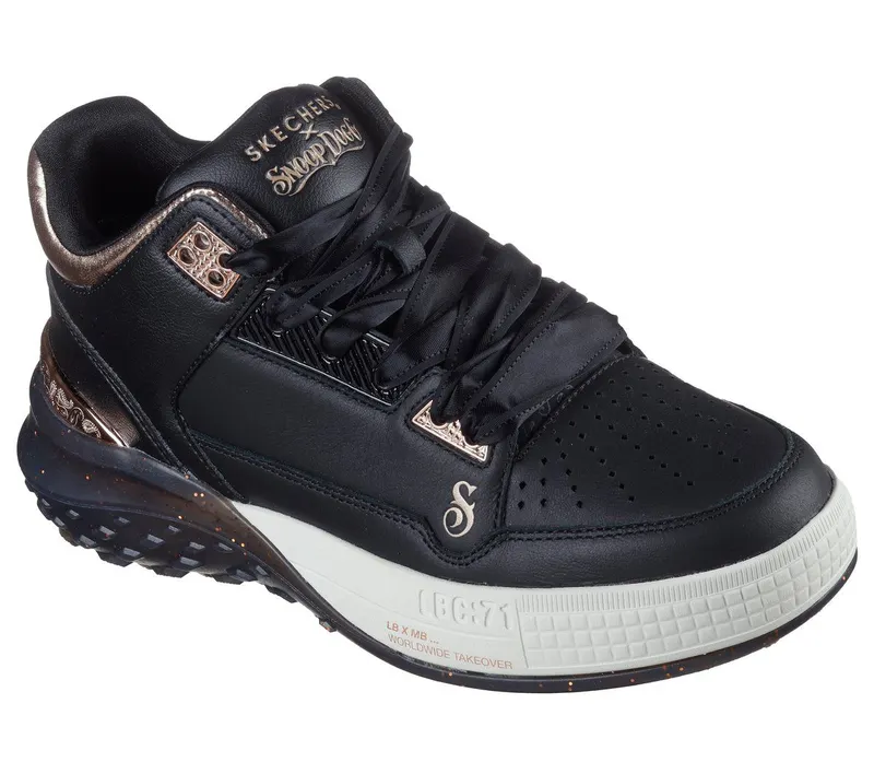 Skechers Snoop Dogg: Sizzle – Buckets – Zwart (186052-BLK)