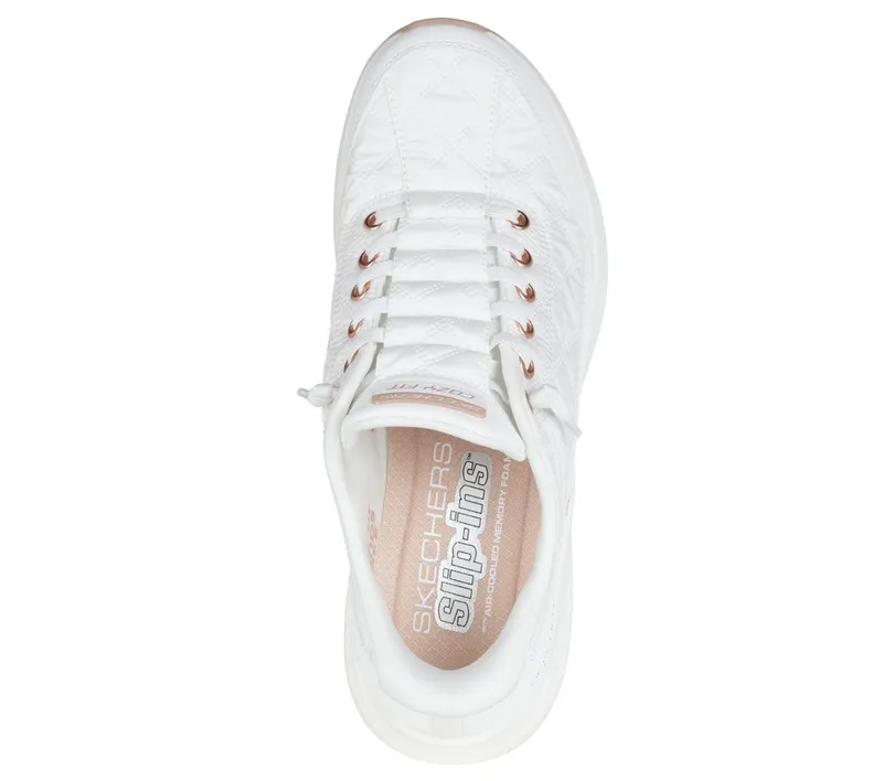 Skechers Skechers Slip-ins: Contour Foam – Cozy Fit Golden Hour – Wit / Roos Goud (150413-WTRG)