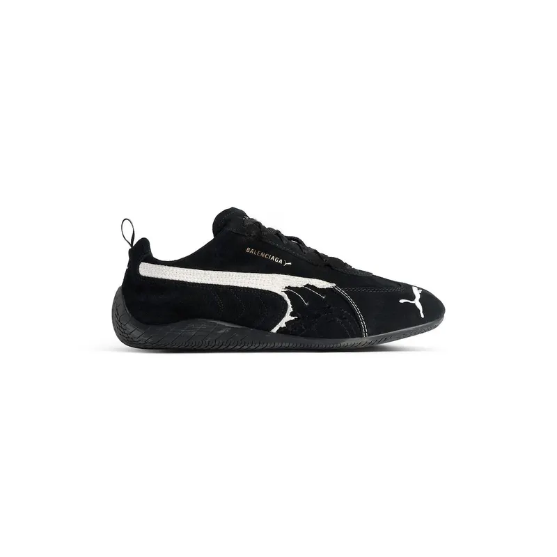 Balenciaga Speedcat Suede Balenciaga In Black / White Black / White (847146WSDSD1090)