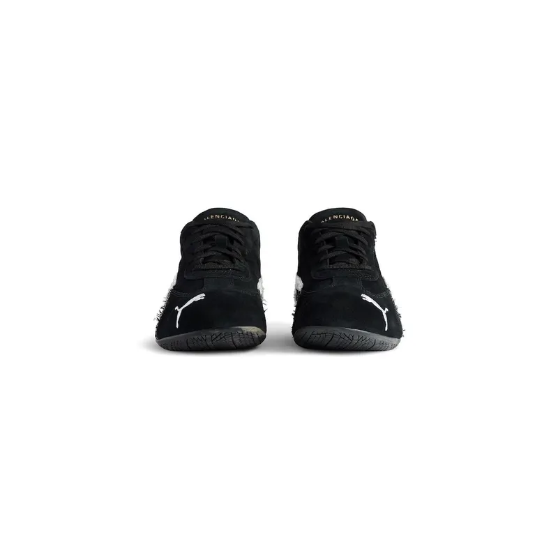 Balenciaga Speedcat Suede Balenciaga In Black / White Black / White (847146WSDSD1090)