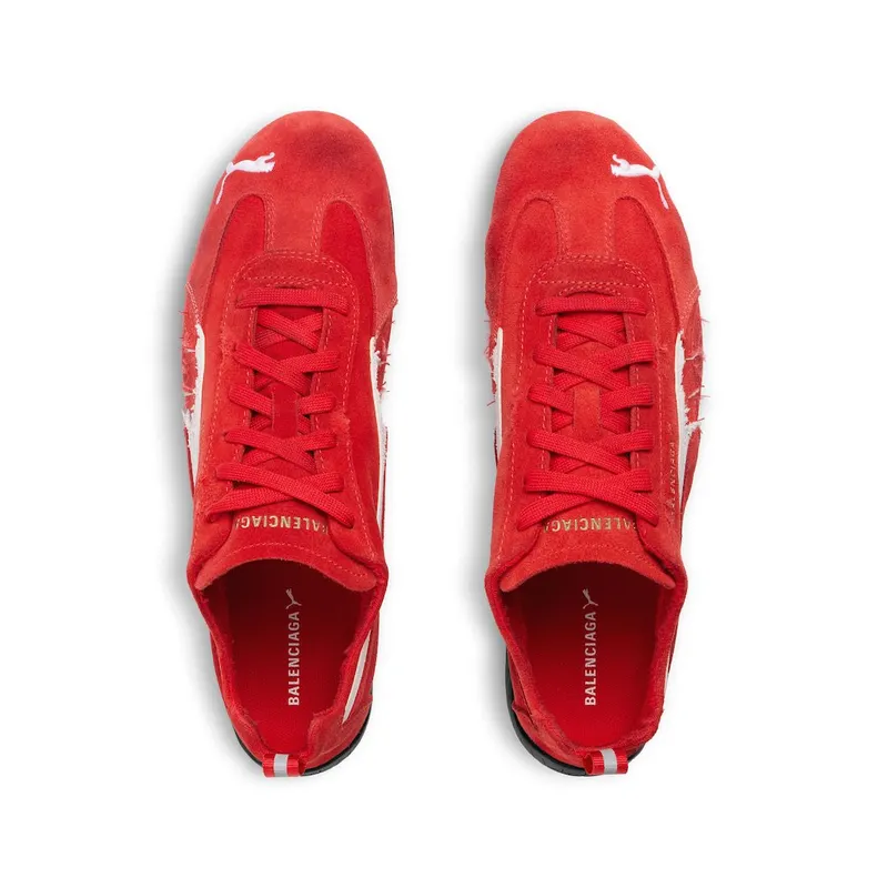 Balenciaga Speedcat Suede Balenciaga In Red / White / Black Red / White / Black (847146WSDSD6910)