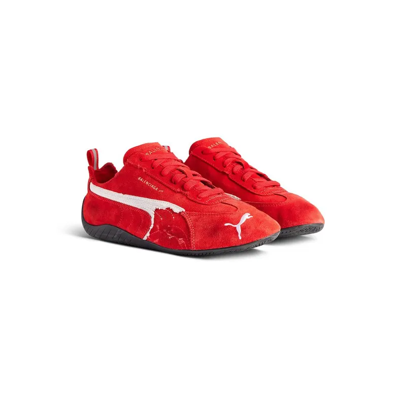 Balenciaga Speedcat Suede Balenciaga In Red / White / Black Red / White / Black (847146WSDSD6910)