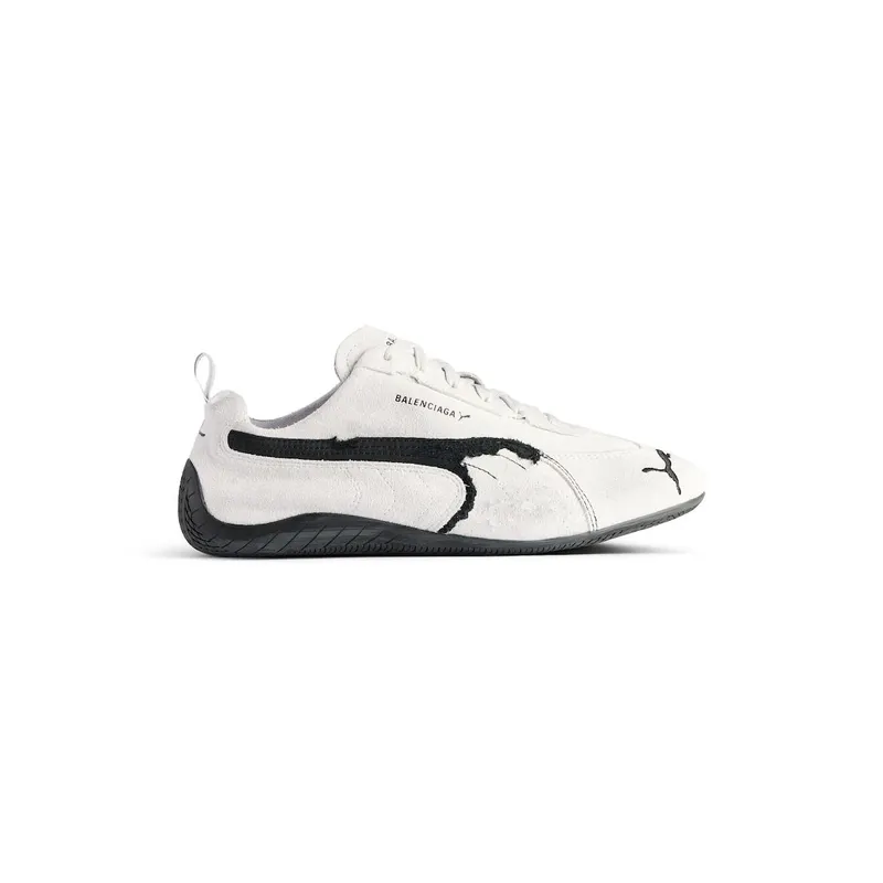 Balenciaga Speedcat Suede Balenciaga In White / Black White / Black (847146WSDSD9010)