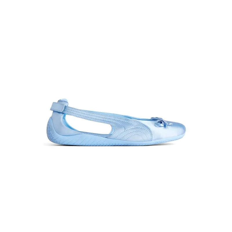 Balenciaga Women’s Speedcat Ballet Satin Balenciaga In Light Blue Light Blue (847163WSDST4400)