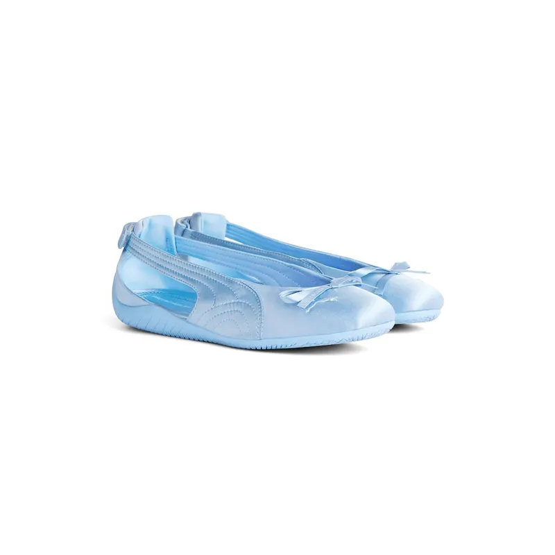 Balenciaga Women’s Speedcat Ballet Satin Balenciaga In Light Blue Light Blue (847163WSDST4400)