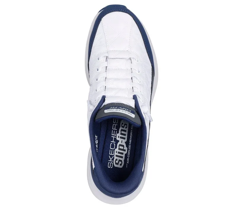 Skechers Skechers Slip-ins: Contour Foam – Cozy Fit – Wit / Marine (150404-WNV)