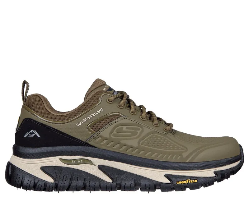 Skechers Relaxed Fit: Arch Fit Road Walker – Recon – Olijf / Zwart (237333-OLBK)