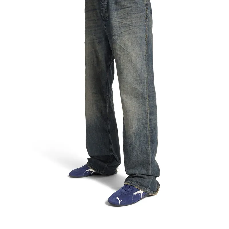 Balenciaga Speedcat Suede Balenciaga In Navy / White / Black Navy / White / Black (847146WSDSD4191)