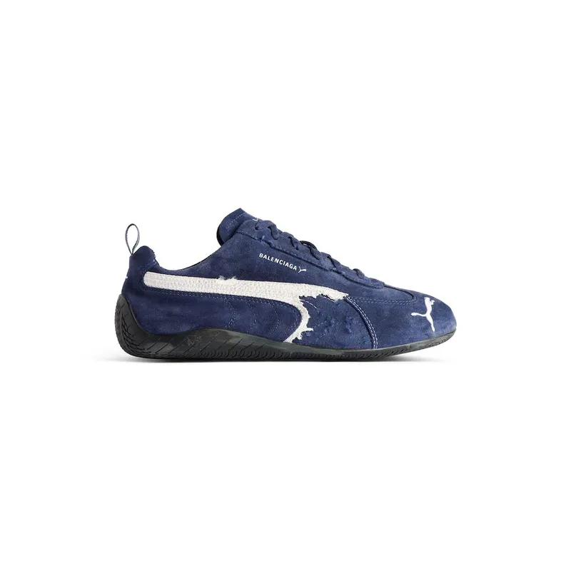 Balenciaga Speedcat Suede Balenciaga In Navy / White / Black Navy / White / Black (847146WSDSD4191)