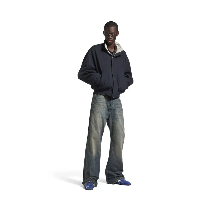 Balenciaga Speedcat Suede Balenciaga In Navy / White / Black Navy / White / Black (847146WSDSD4191)