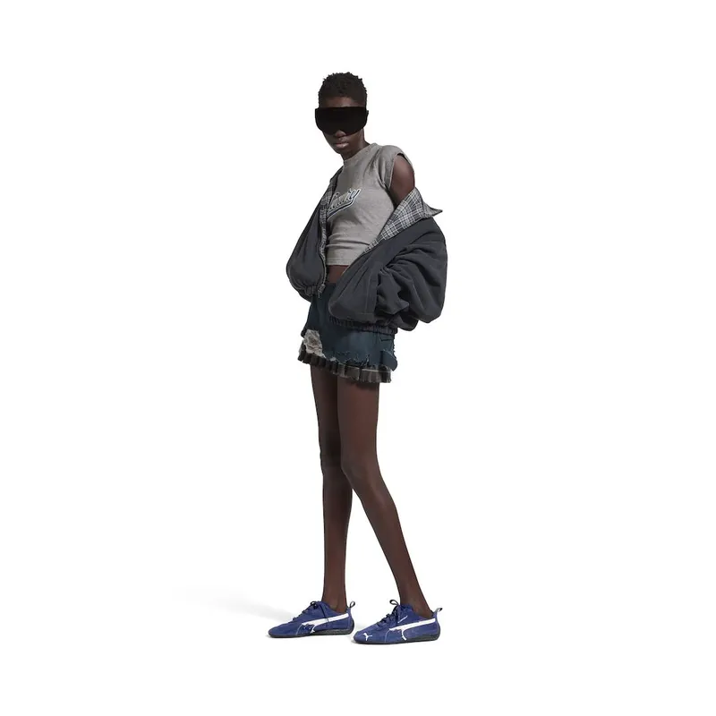Balenciaga Speedcat Suede Balenciaga In Navy / White / Black Navy / White / Black (847146WSDSD4191)
