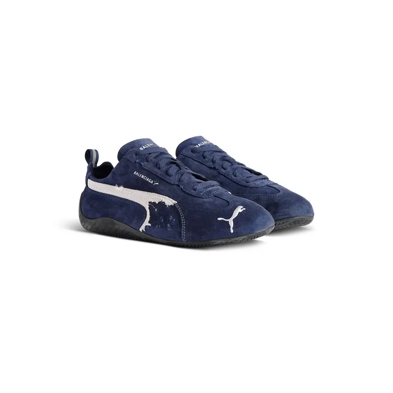 Balenciaga Speedcat Suede Balenciaga In Navy / White / Black Navy / White / Black (847146WSDSD4191)