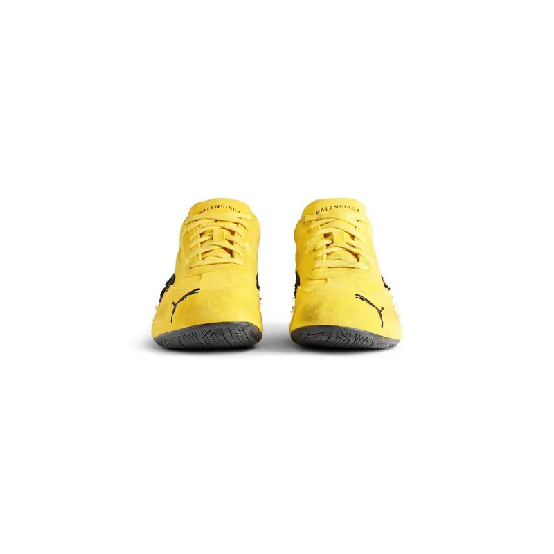 Balenciaga Speedcat Suede Balenciaga In Yellow / Black Yellow / Black (847146WSDSD7010)