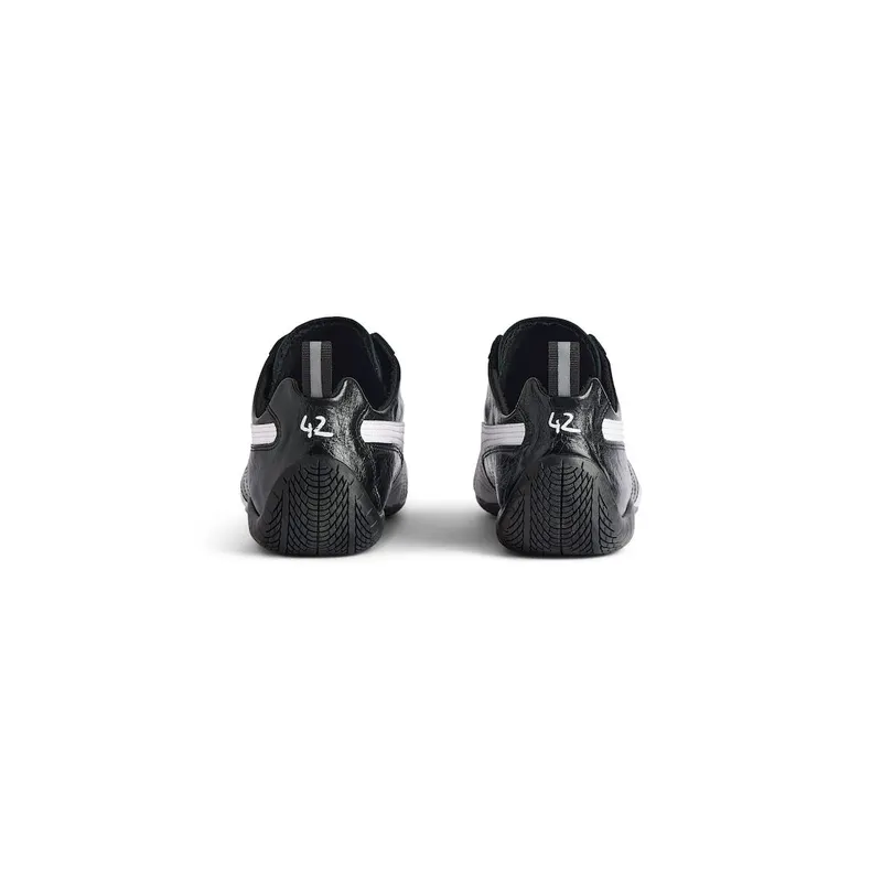 Balenciaga Men’s Speedcat Leather Balenciaga In Black / White Black / White (847148WSDSB1090)