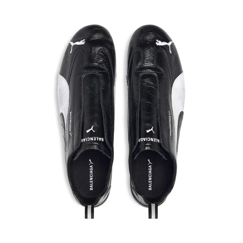 Balenciaga Men’s Speedcat Leather Balenciaga In Black / White Black / White (847148WSDSB1090)