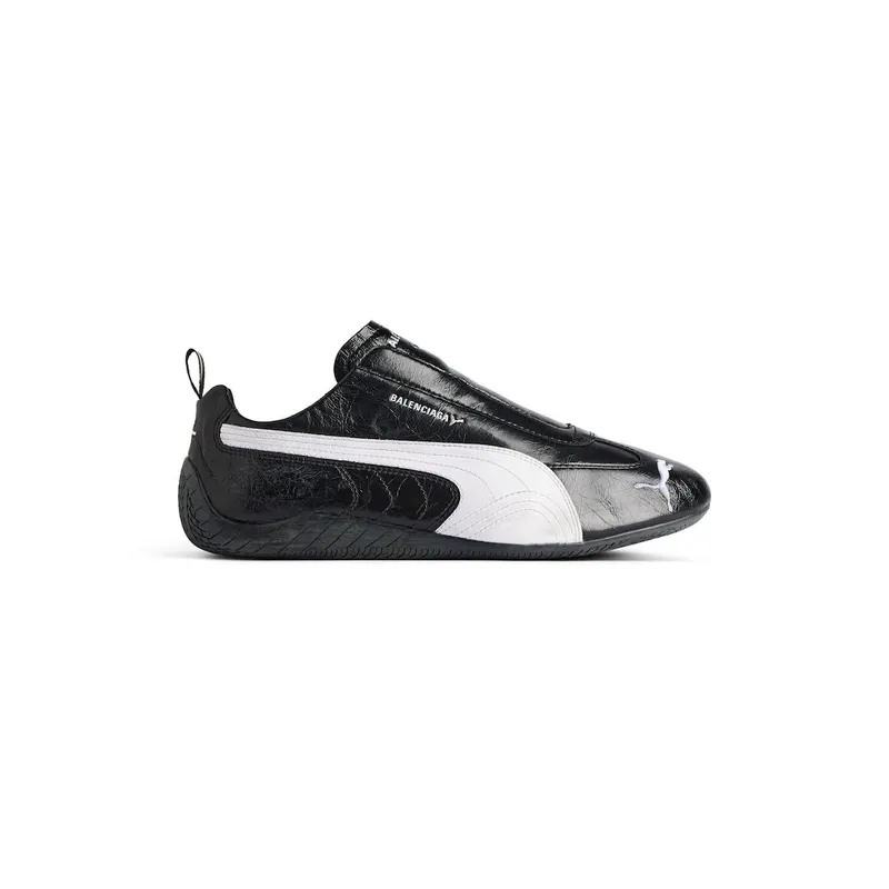 Balenciaga Men’s Speedcat Leather Balenciaga In Black / White Black / White (847148WSDSB1090)