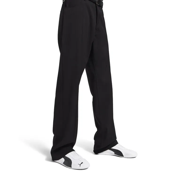 Balenciaga Men’s Speedcat Leather Balenciaga In White / Black White / Black (847148WSDSB9010)