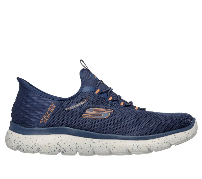Skechers Skechers Slip-ins Waterproof: Summits – Corbos – Marine / Oranje (232962-NVOR)