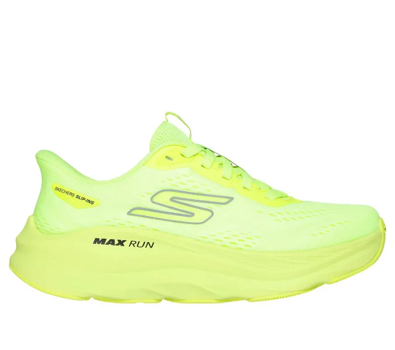 Skechers Skechers Slip-ins: Max Cushioning – Max Run – Limoen (129200-LIME)