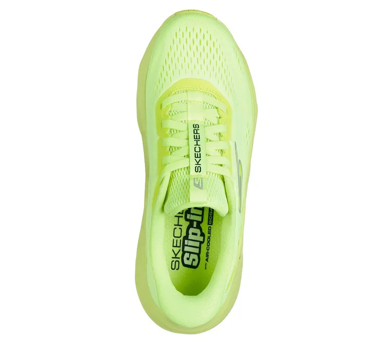 Skechers Skechers Slip-ins: Max Cushioning – Max Run – Limoen (129200-LIME)