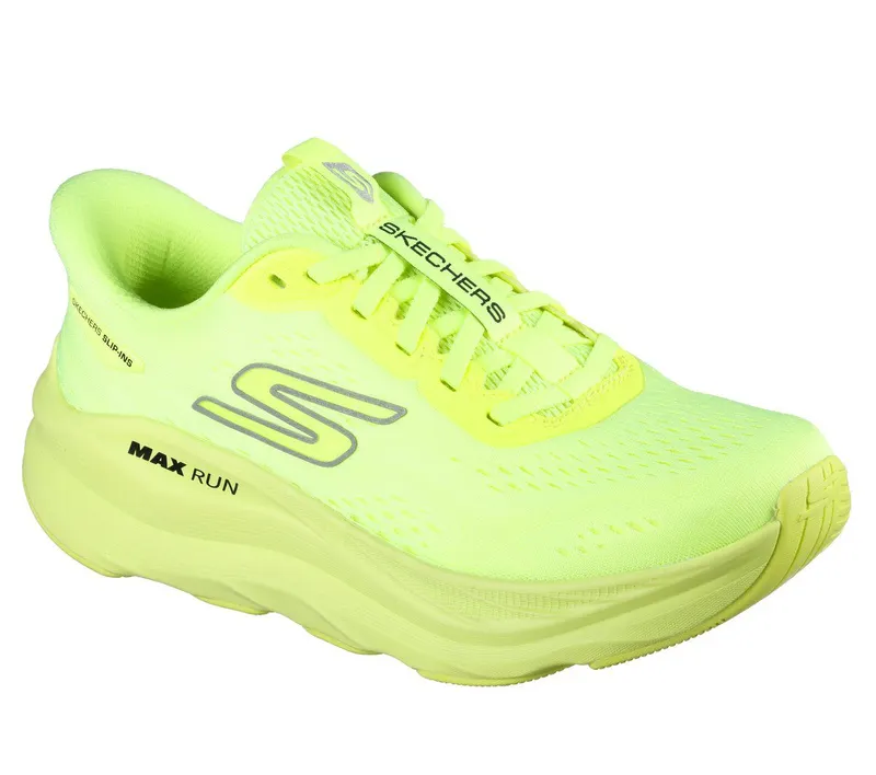 Skechers Skechers Slip-ins: Max Cushioning – Max Run – Limoen (129200-LIME)