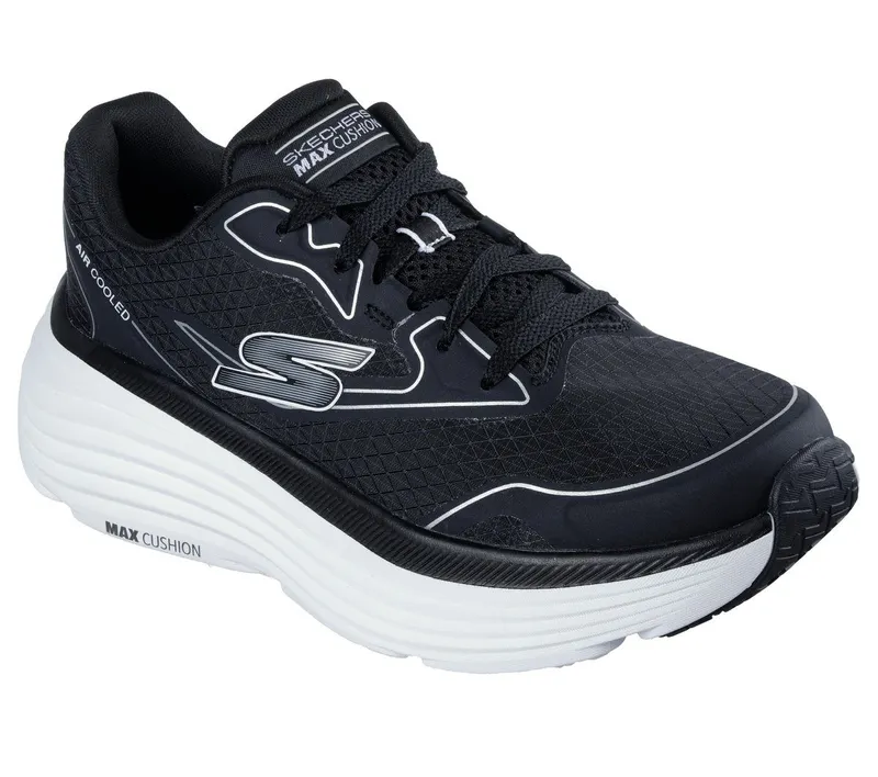 Skechers Max Cushioning Endeavour – Galloway – Zwart / Zilver (129472-BKSL)