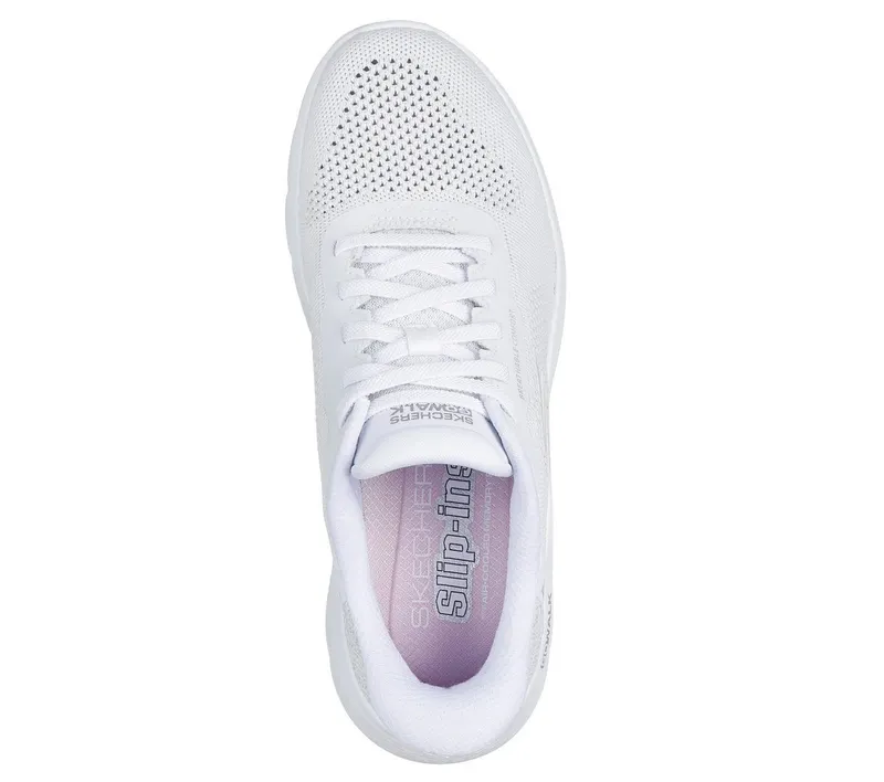Skechers Skechers Slip-ins: GO WALK Flex – Safiya – Wit (125503-WHT)