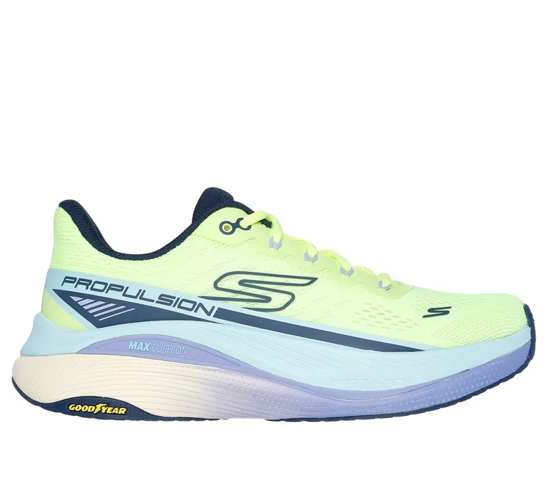 Skechers Max Cushioning Propulsion – Limoen / Marine (128901-LMNV)
