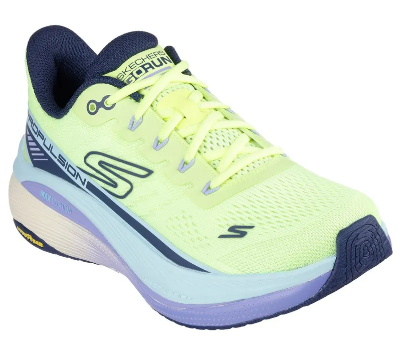Skechers Max Cushioning Propulsion – Limoen / Marine (128901-LMNV)