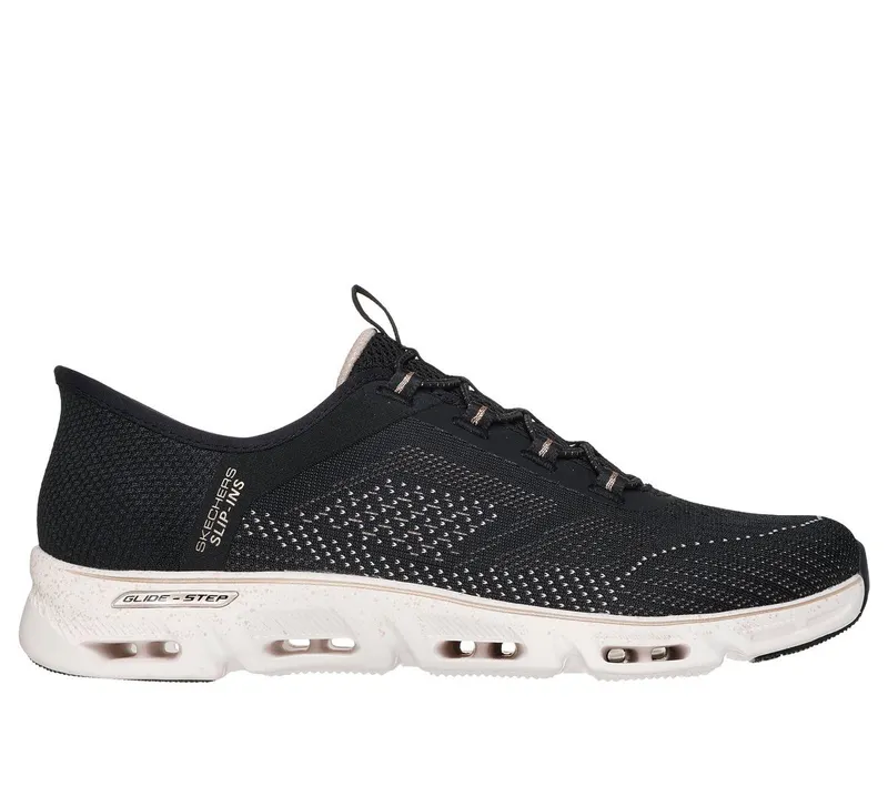 Skechers Skechers Slip-ins: Glide-Step Gratify – Pace – Zwart / Goud (104610-BKGD)