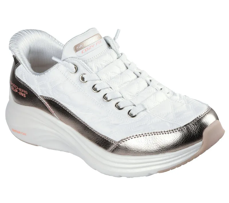 Skechers Skechers Slip-ins: Contour Foam – Metallic Dream – Wit / Roos Goud (150416-WTRG)