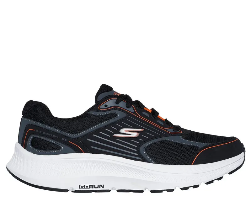 Skechers GO RUN Consistent 2.0 – Zwart / Oranje (220866-BKOR)