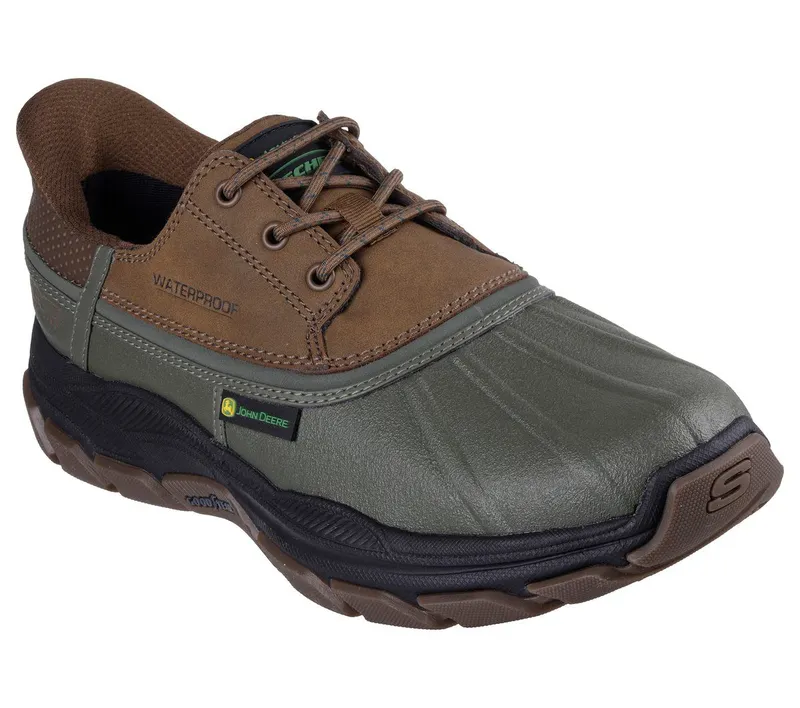 Skechers John Deere: Skechers Slip-ins Respected – Tanzier – Olijf / Bruin (256002-OLBR)