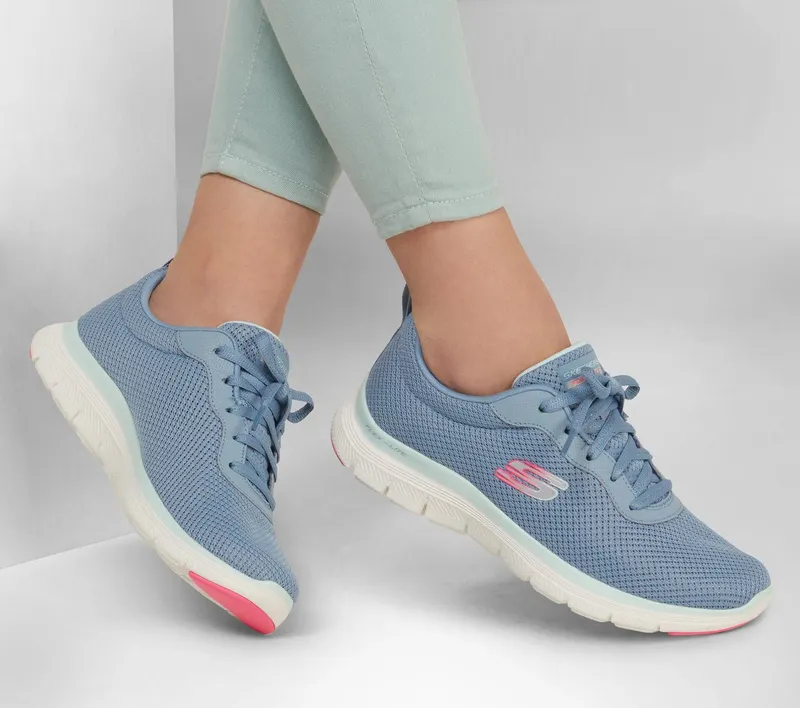 Skechers Flex Appeal 4.0 – Brilliant View – Leigrijs (149303-SLT)