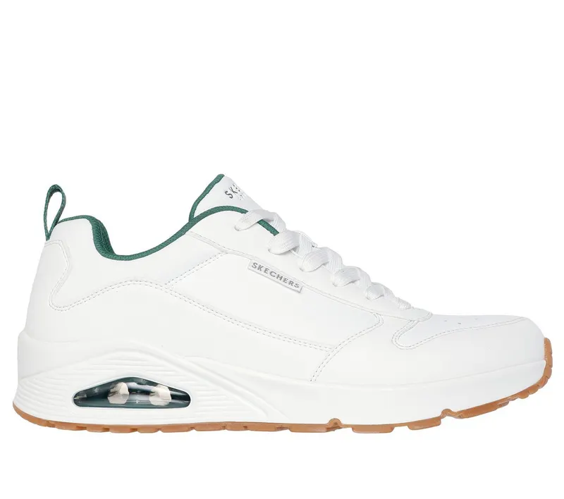 Skechers Uno – Alder – Wit / Groente (183012-WGR)