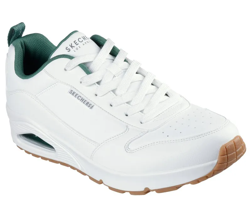 Skechers Uno – Alder – Wit / Groente (183012-WGR)