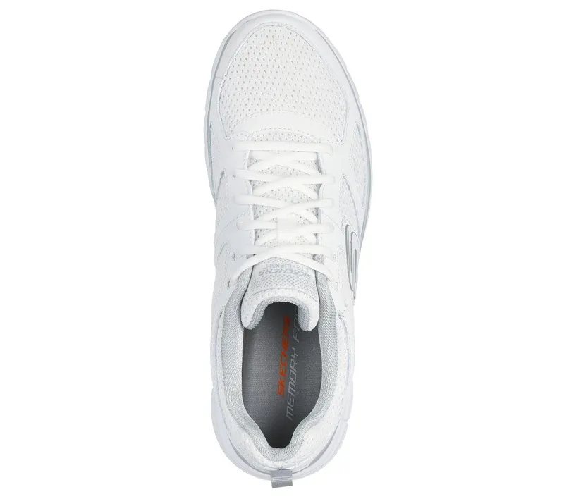 Skechers Burns – Agoura – Wit / Grijs (52635-WGY)