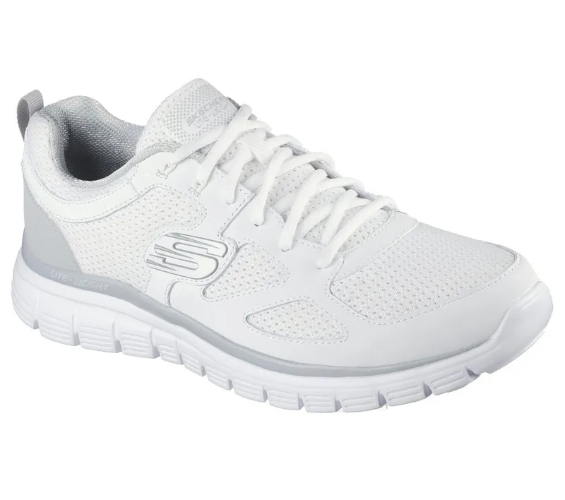 Skechers Burns – Agoura – Wit / Grijs (52635-WGY)