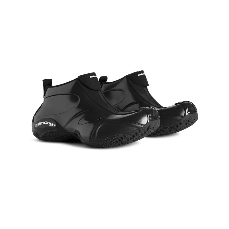 Balenciaga Men’s Basketball Sneaker In Black Black (824909WBKBM1110)