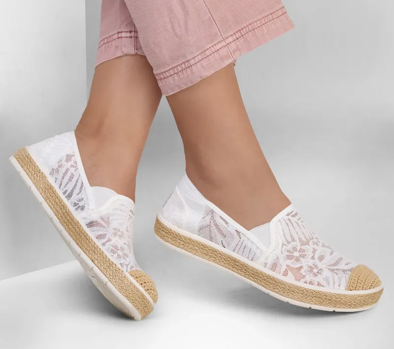Skechers BOBS Flexpadrille Luxe – Sheer Joy – Gebroken Wit (114044-OFWT)