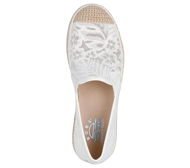 Skechers BOBS Flexpadrille Luxe – Sheer Joy – Gebroken Wit (114044-OFWT)
