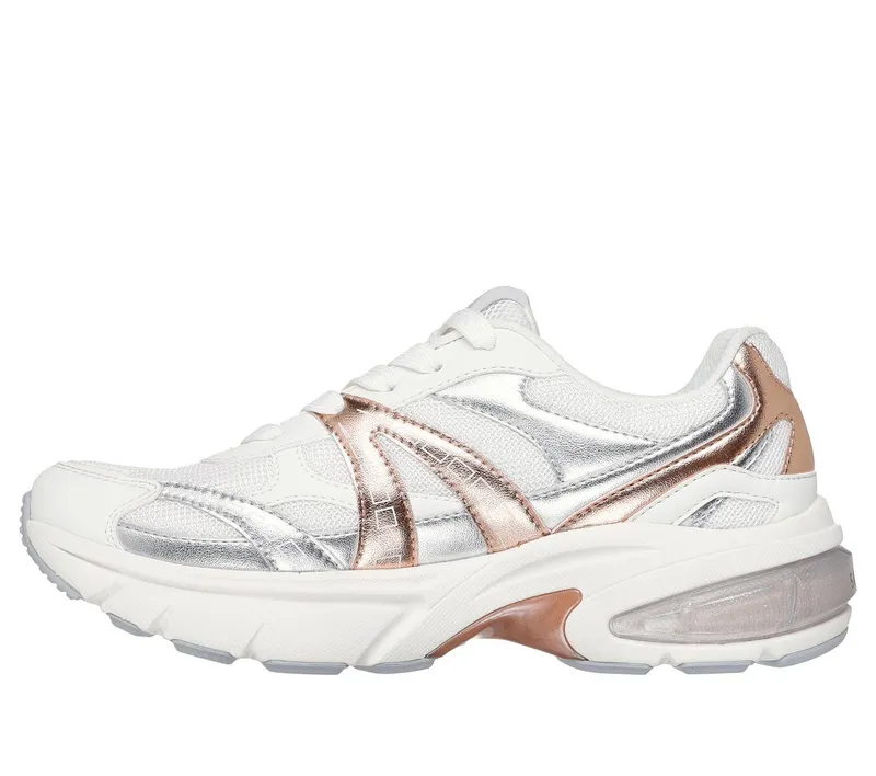 Skechers Shadow – Stellar 90 – Wit / Zilver / Roze (177357-WSLP)