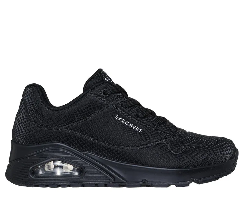 Skechers Uno – Shiny Scale – Zwart (177861-BBK)
