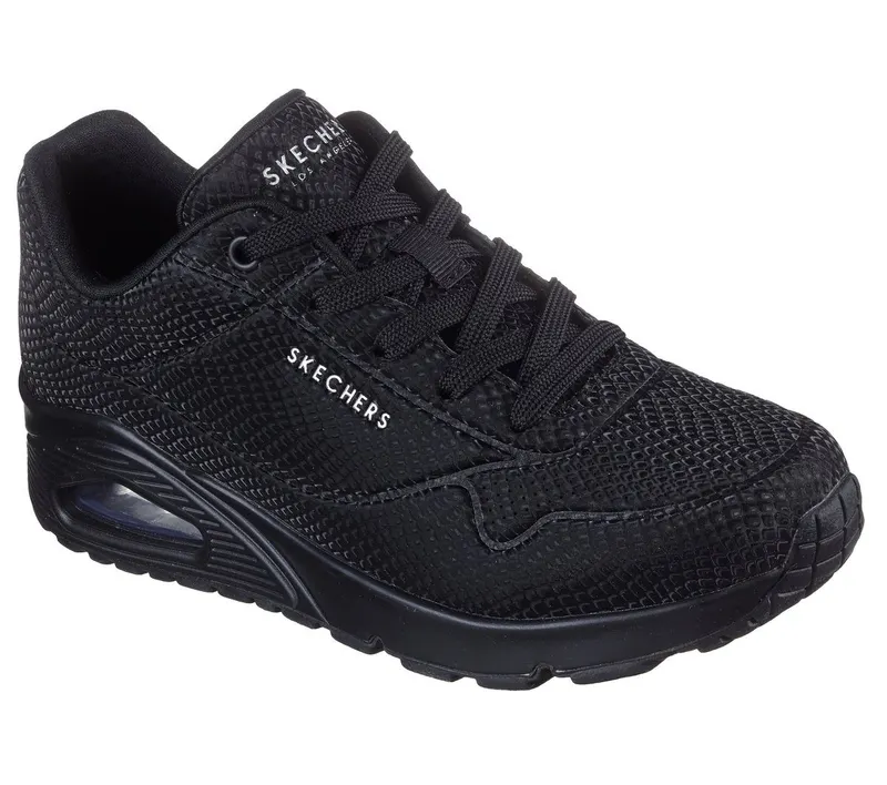 Skechers Uno – Shiny Scale – Zwart (177861-BBK)