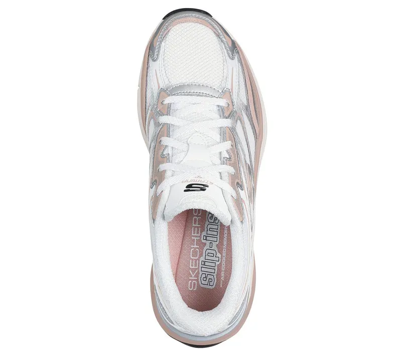 Skechers Skechers Slip-ins: Stamina Sport – Wit / Zilver / Roze (150710-WSLP)